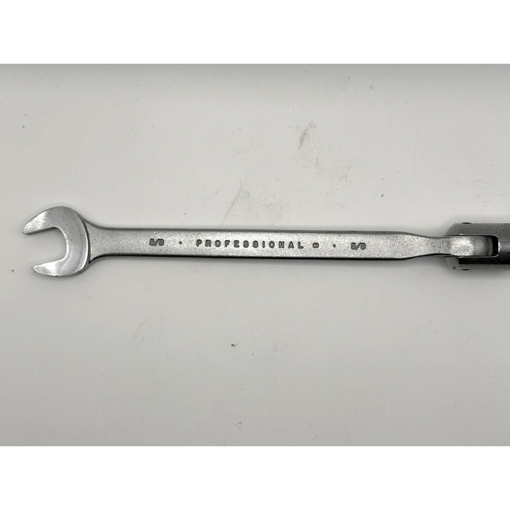 Proto Flex Head Wrench Mens 5/8 Silver Excellent 1270-20‎ Professional USA Made